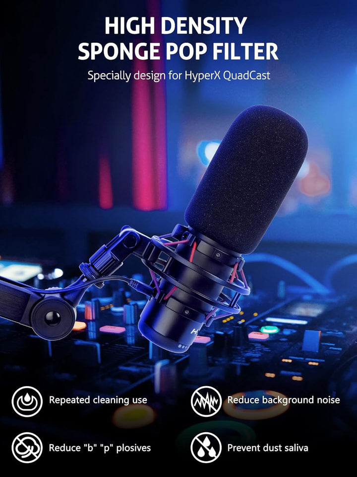 SUNMON für Hyperx QuadCast Universeller Mikrofon Arm - 360° drehbarer Mikrofon Halterung Tisch für R