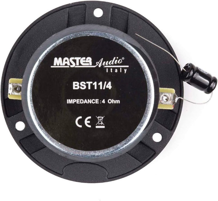2 SUPER Tweeter MASTER AUDIO BST11/4 BST 11/4 mit 175 watt rms und 350 watt max mit 9,80 cm Durchmes