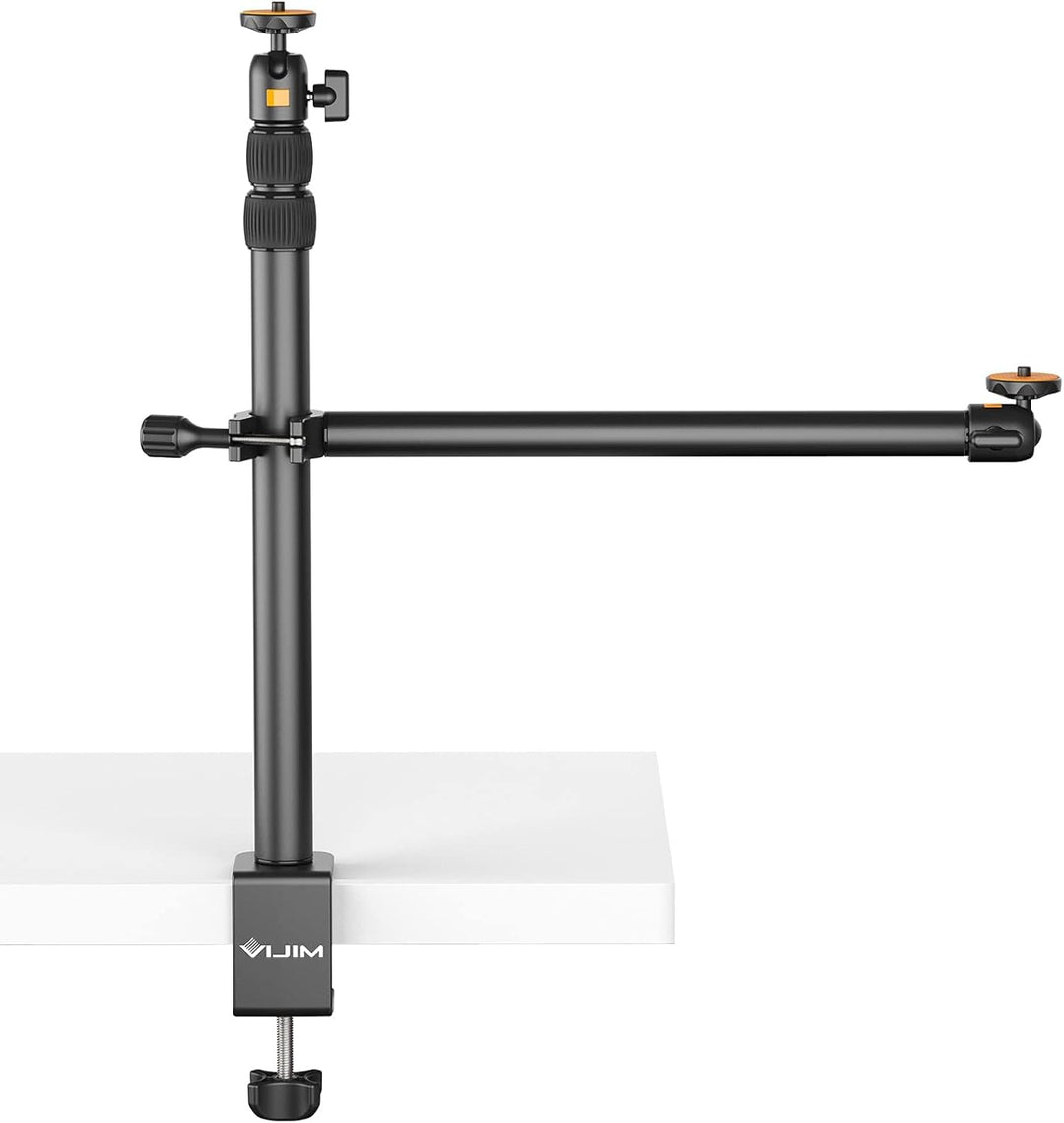 Kamera Tischhalterung, ULANZI LS02 Kamera Tischstativ, 44cm-105cm Einstellbar, Overhead Stativ für S