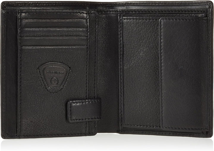Strellson Herren Geldbeutel Oxford Circus Brieftasche aus Leder Schwarz (Black 900), Schwarz (Black