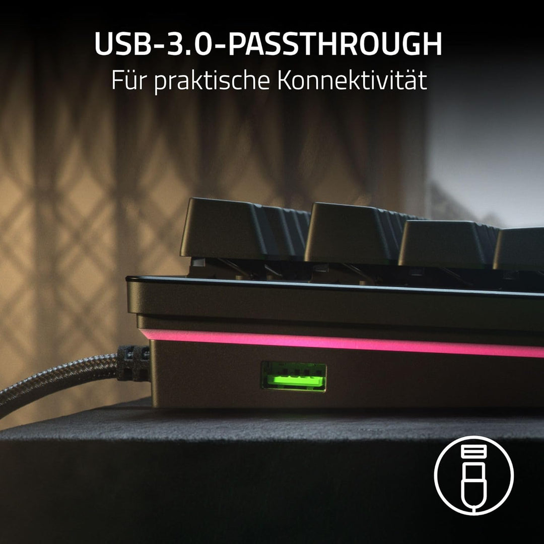 Razer Huntsman V2 (Analog Switch) - Gaming Tastatur mit analogen, opto-mechanischen Schaltern (Handb
