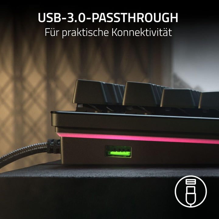 Razer Huntsman V2 (Analog Switch) - Gaming Tastatur mit analogen, opto-mechanischen Schaltern (Handb