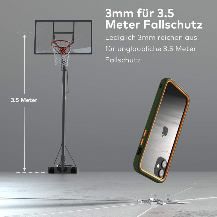 RhinoShield Modulares Case kompatibel mit [iPhone 12 Mini] | Mod NX - Anpassbare & stossdämpfende Sc