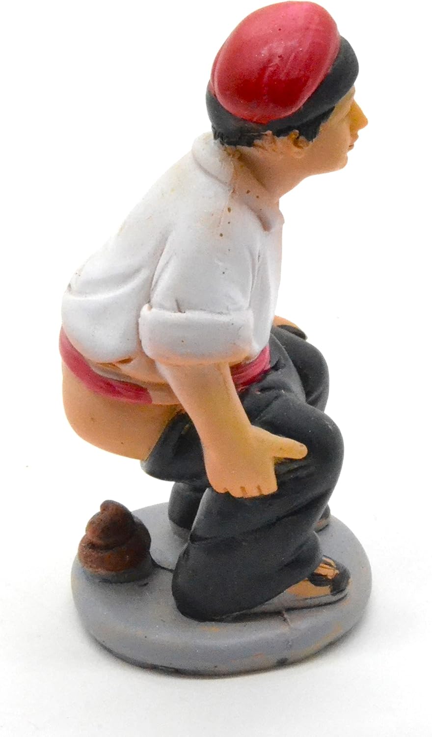 Figur der versteckten Krippen, 11 cm. Finden Sie die Weihnachtsfigur. Der Mann, der jagt. Figur. Wei