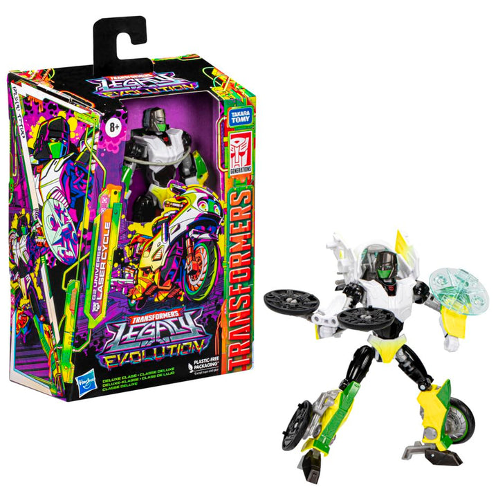 Transformers Generations Legacy Evolution Deluxe Class Action Figurine G2 Universe Laser Cycle 14 cm
