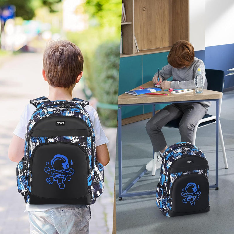 Schulrucksack Jungen Teenager Rucksäcke Kinder Schulranzen Schultaschen Set für Schule Jungs 2-4 5 6