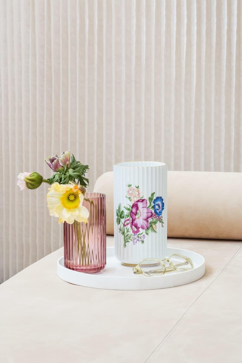 Lyngby Porcelæn Vase H25 cm Lyngby aus mundgeblasenem Glas zeitlos, grün H25 cm Copenhagen Green, H2