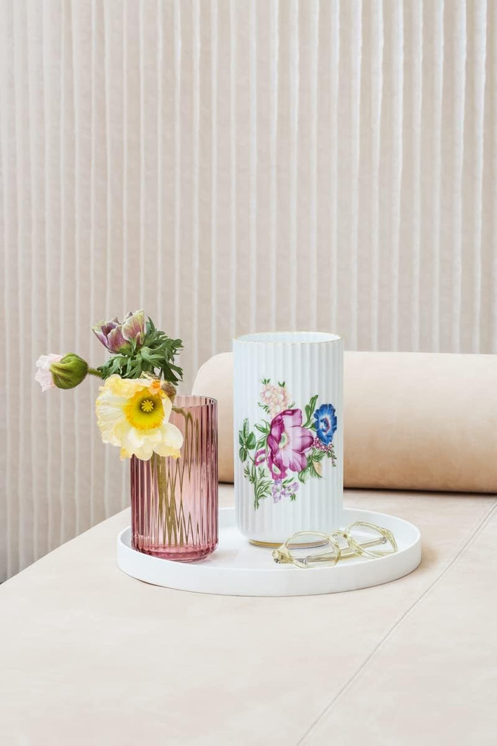 Lyngby Porcelæn Vase H25 cm Lyngby aus mundgeblasenem Glas zeitlos, grün H25 cm Copenhagen Green, H2
