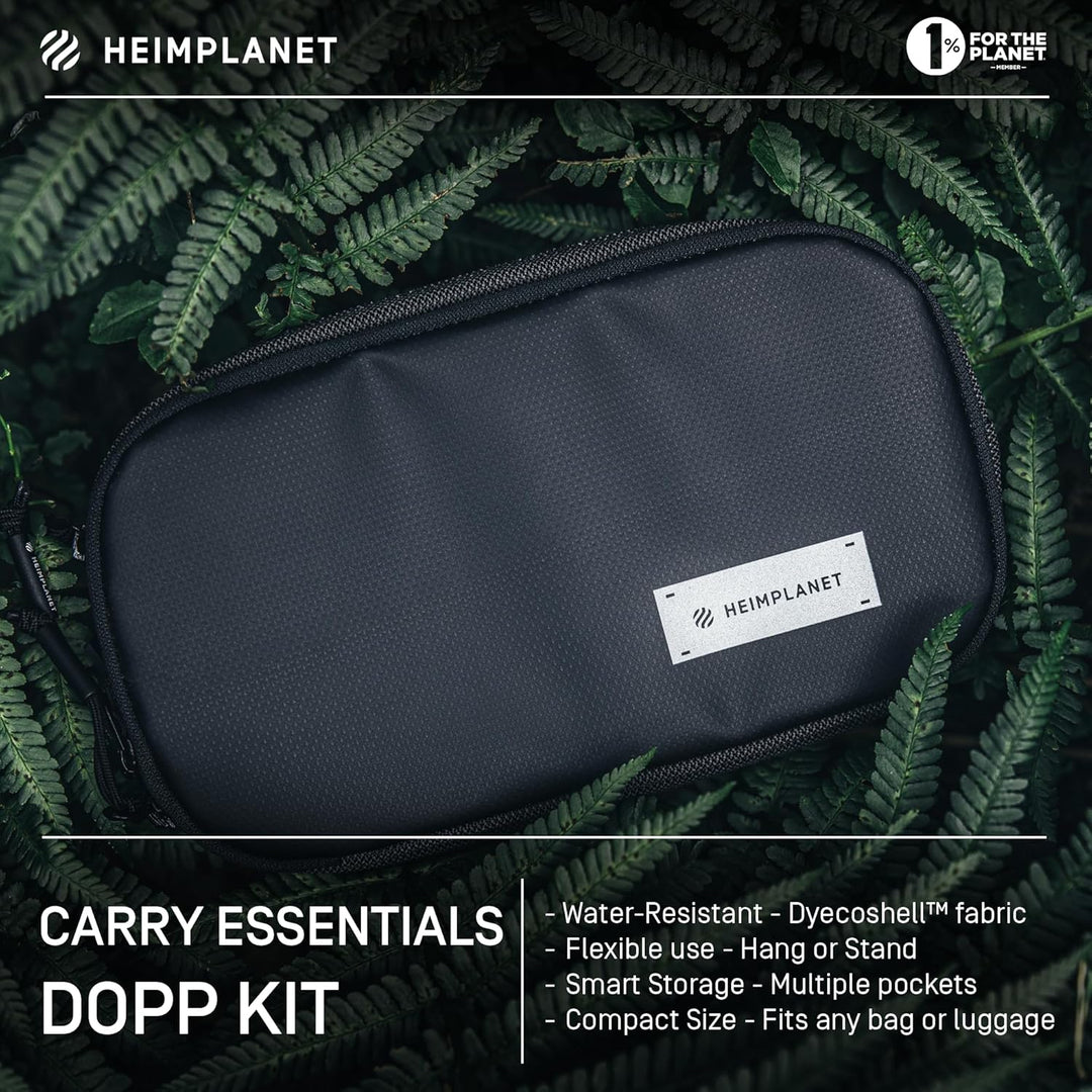 HEIMPLANET Original | HPT Carry Essentials - DOPP KIT Kulturtasche | Wasserfester Kulturbeutel aus r