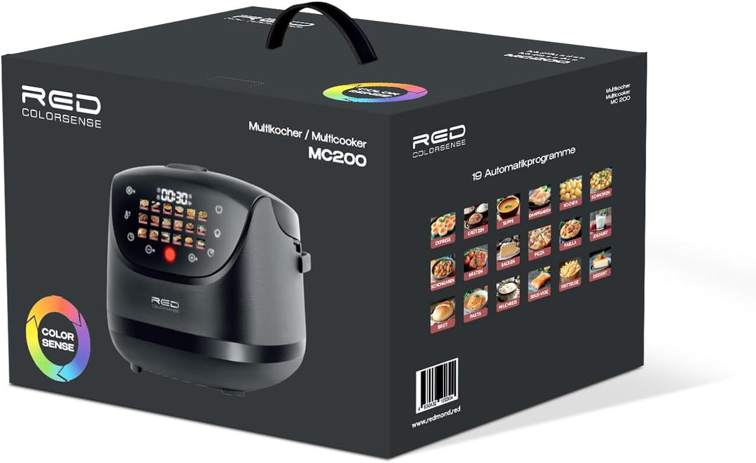 Multikocher RED COLORSENSE - MC200 DE, (Deutsch) 5L
