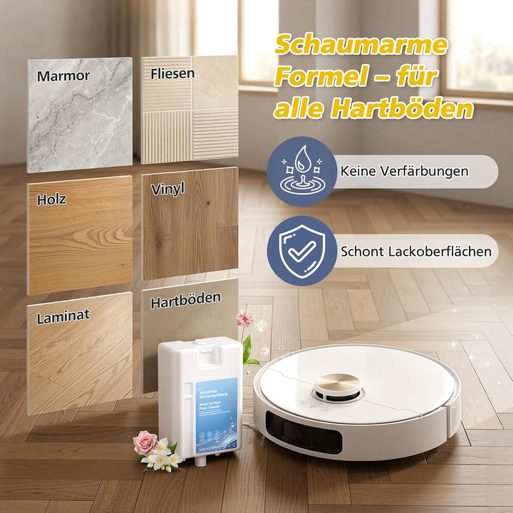 2X Reinigungsmittel Kompatibel mit Dreame L20 Ultra