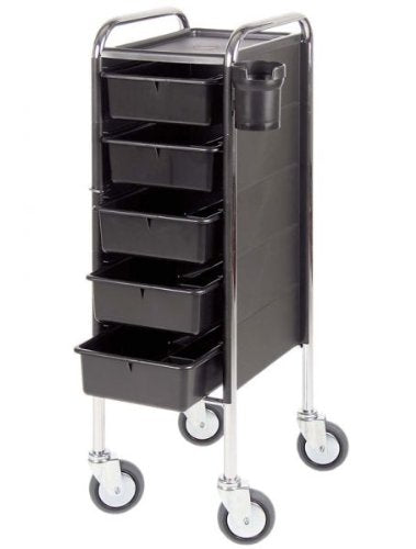 Efalock Piccolo 84/5 - Schwarz auf grosse Rollen