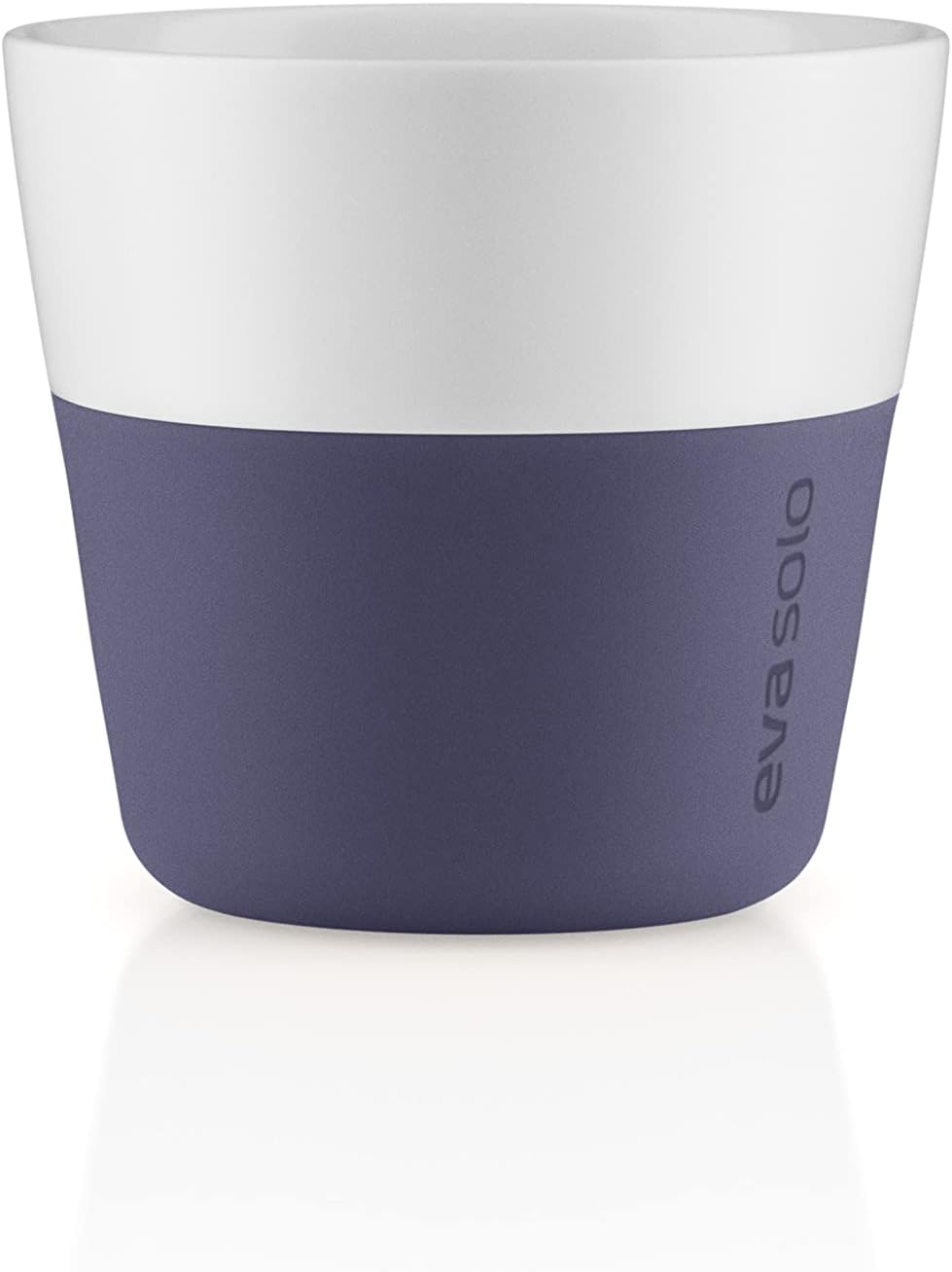 EVA SOLO | 2 Cafe Lungo Becher | 230 ml | Gut zu halten durch Silikonbeschichtung | Spülmaschinenfes