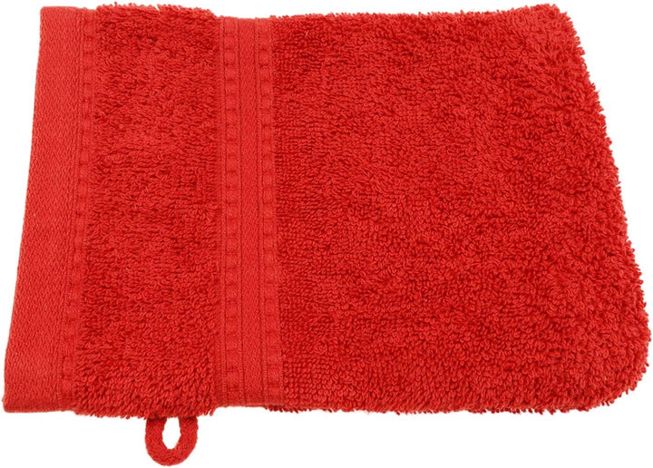 Julie Julsen Bio Waschhandschuh-Set 10 STK. 15x21 Bordeaux 100% Baumwolle Frotte 550g/m² Bordeaux 15