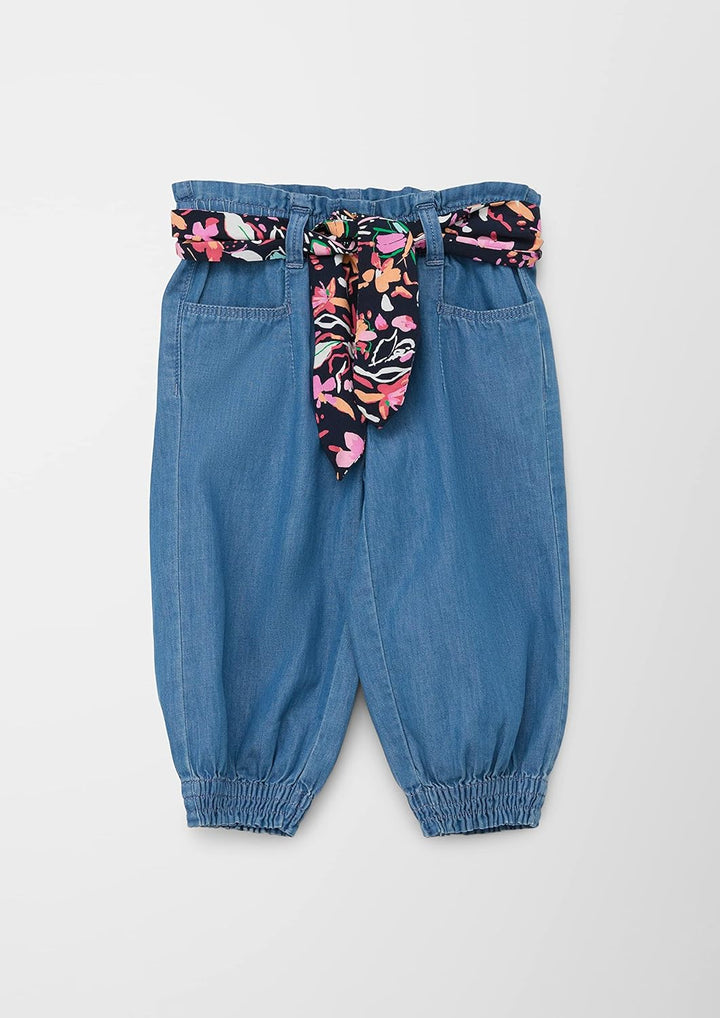 s.Oliver Mädchen Jeans Hose, Loose Fit, Blau