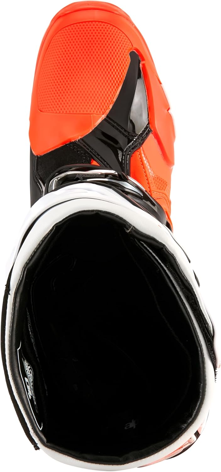 Alpinestars Motocross-Stiefel Tech 10 Enduro Orange Gr. 45.5 45.5 EU Arancione Nero, 45.5 EU Arancio