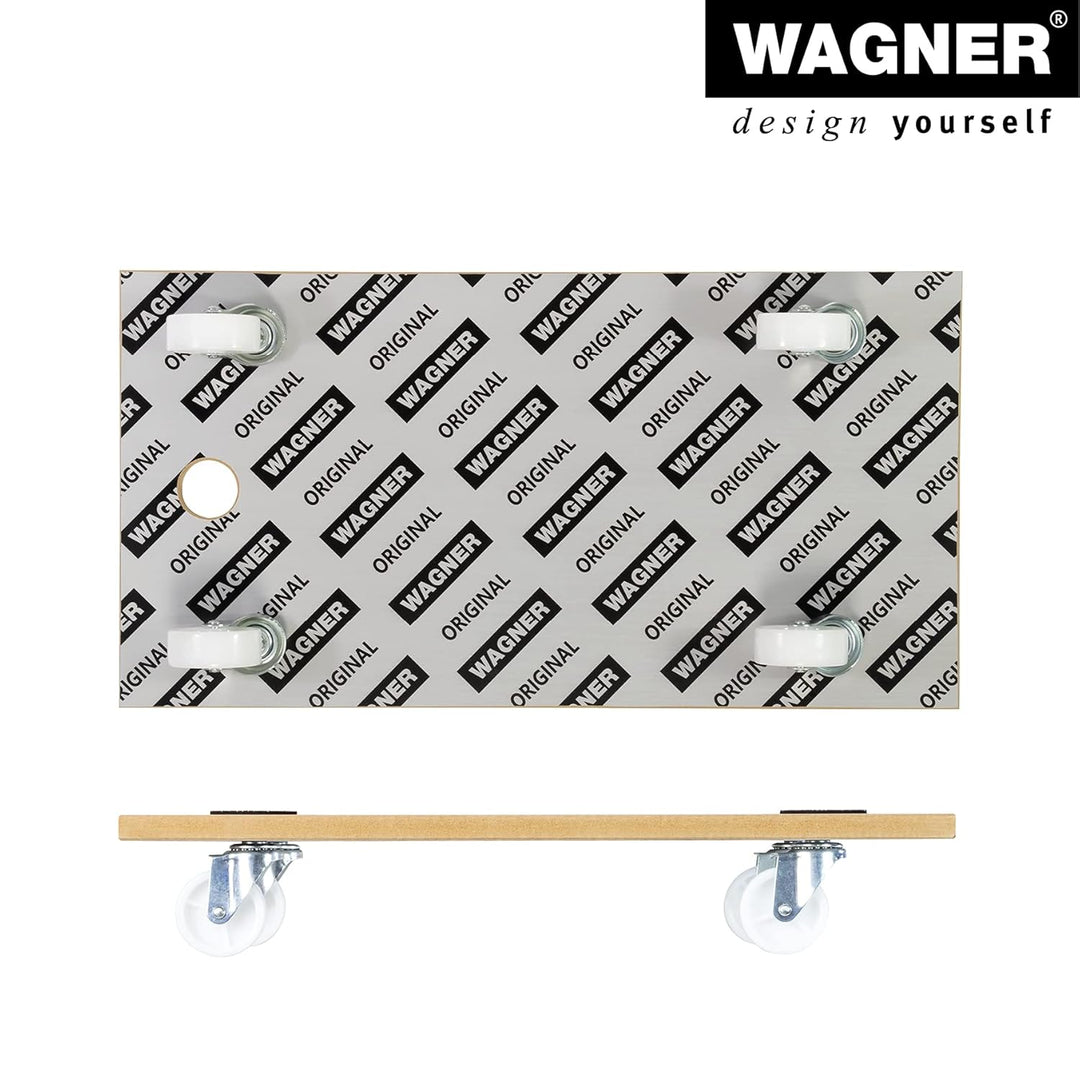 WAGNER Transporthilfe MM 1319 I 57,5 x 30 x 10 cm - Tragkraft 200 kg - Spezialbeschichtung I Anti-Ru