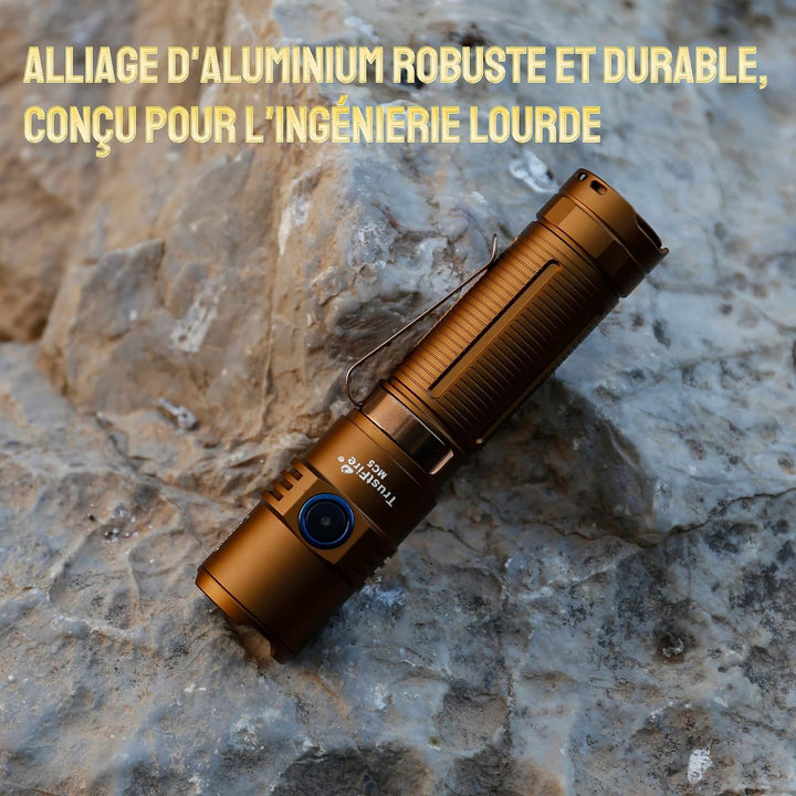 TrustFire Magnetische Taschenlampe MC5 EDC Taschenlampe 3300 Lumen LED wiederaufladbar Taschenlampe