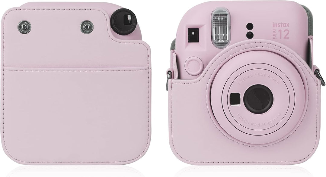 ZUIKAKU 15 in 1 Mini 12 Zubehör Kompatibel mit Fujifilm Instax Mini 12 Sofortbildkamera. (Rosa), Ros