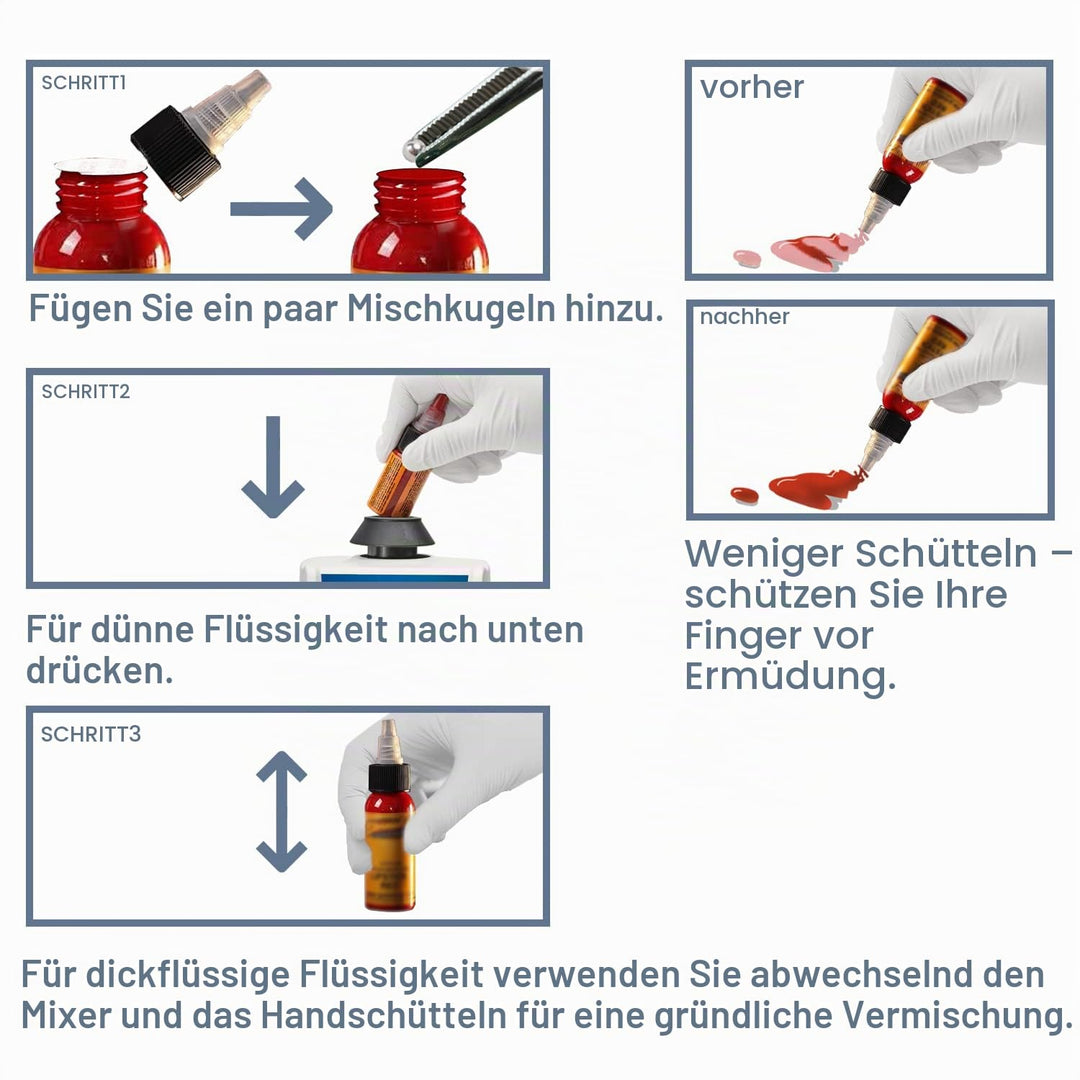 ONiLAB Lab Vortex Mixer mit Touch Start und kontinuierlichen Modi, Labor Vortexer für Rohre, Nagella