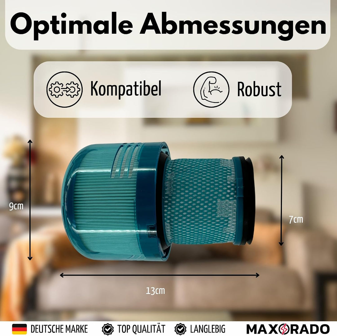 8 Staubsauger Filter kompatibel mit Dyson 970013-02 V11 V15 SV14 Absolute Animal Extra Detect Drive