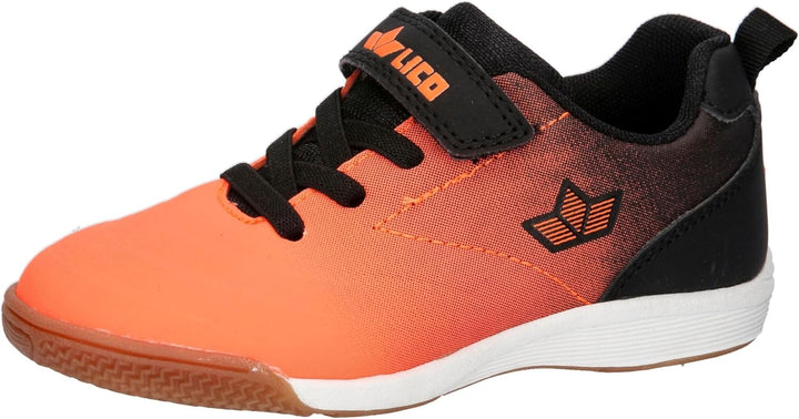 Lico Unisex Kinder Marlin Vs Hallenturnschuhe 33 EU Orange Schwarz, 33 EU Orange Schwarz