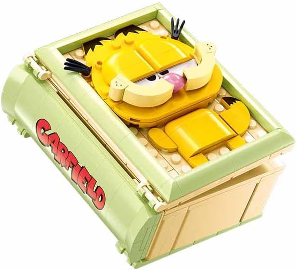 Sluban Garfield Bauspiel, 230-teilig, Nickelodeon, Modell M38-P8052A, für Kinder von 6-12 Jahren, Ro