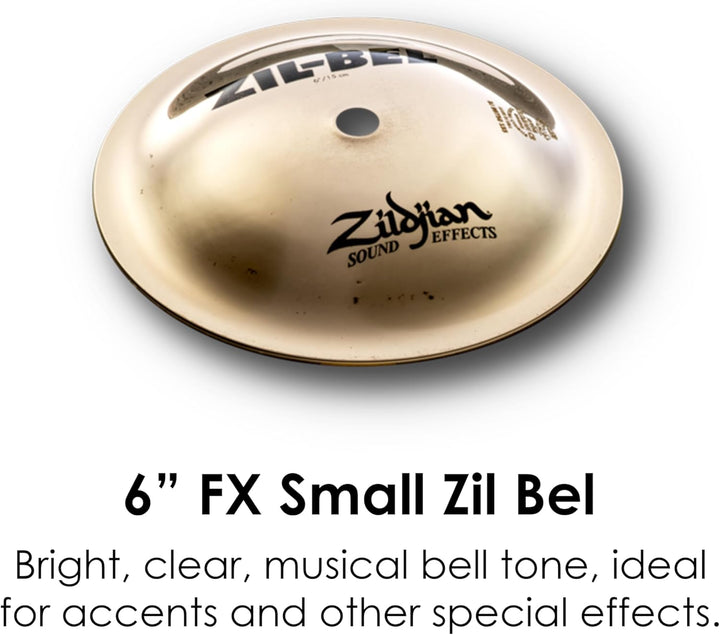 Zildjian FX Cymbals Series - 6" Small Zil-Bel 6 Zoll, 6 Zoll