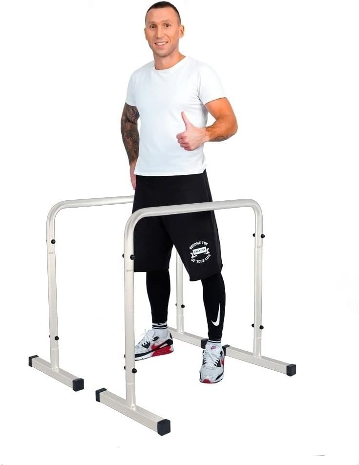 Untitled Dip Barren | Highlets - Paralets 2 in 1 | Dip Station | Workout | Trainingsgerät für Heim G