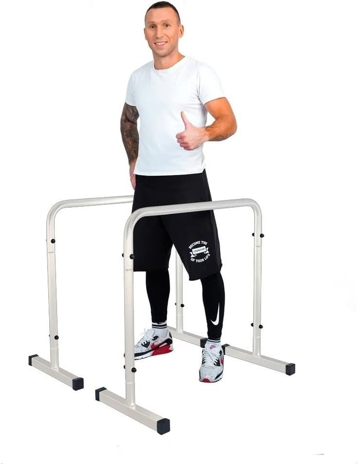 Untitled Dip Barren | Highlets - Paralets 2 in 1 | Dip Station | Workout | Trainingsgerät für Heim G