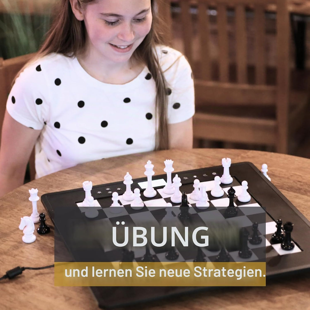 Millennium M831 The King Competition Schachcomputer – Benutzerfreundlich, für die ganze Familie & Sc