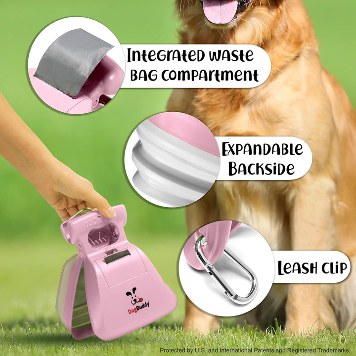 DogBuddy Pooper Scooper, tragbarer Hundekot-Scooper, Sanitär-Hundekot-Abfallreiniger, robuster Hunde