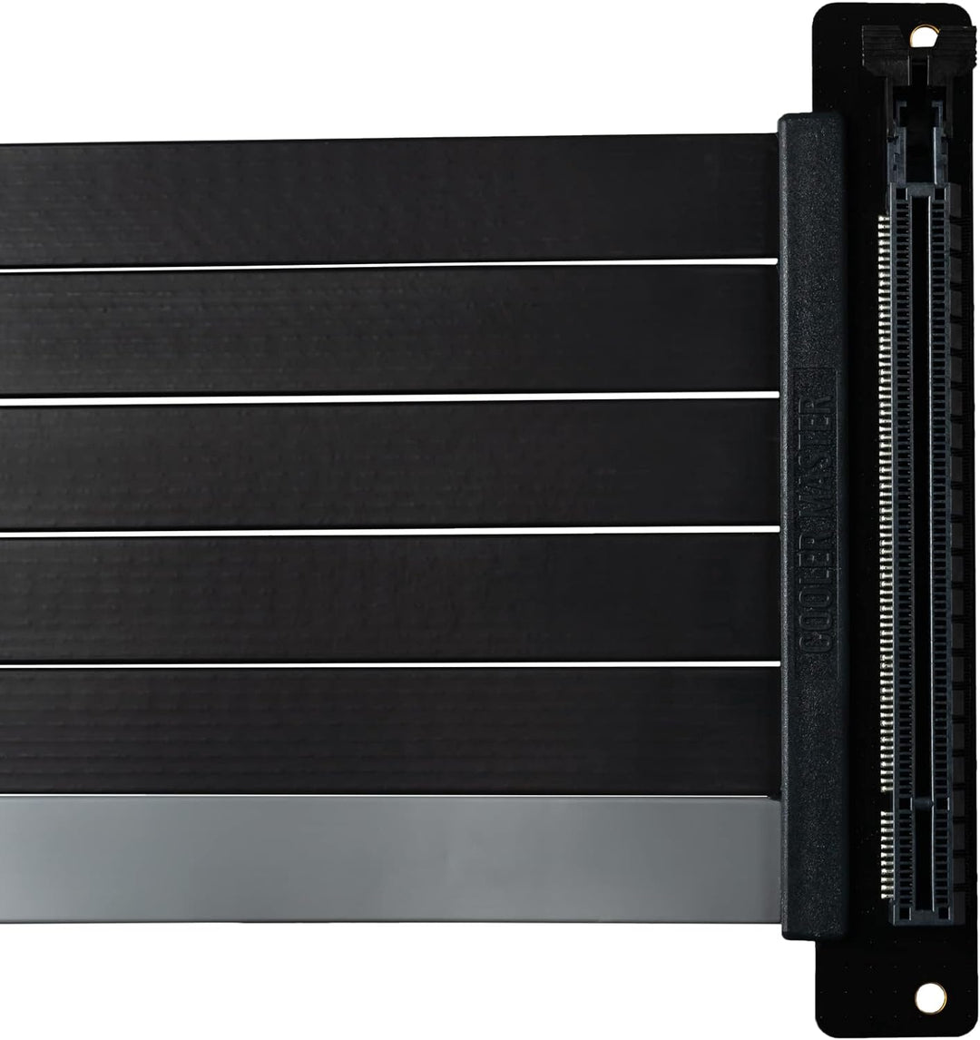 Cooler Master MasterAccessory Riser-Kabel PCIe 4.0 x16 300 mm V2 – EMI-abgeschirmtes, ultraflexibles