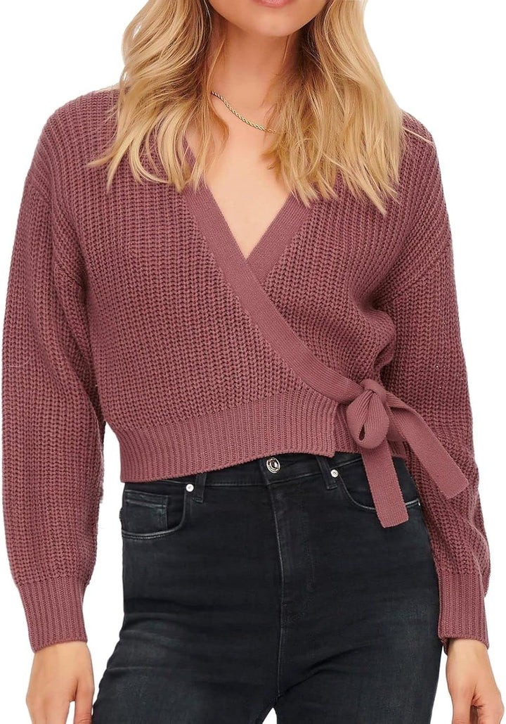 ONLY Female Strickjacke ONLBREDA Strickjacke, XL Nostalgia Rose
