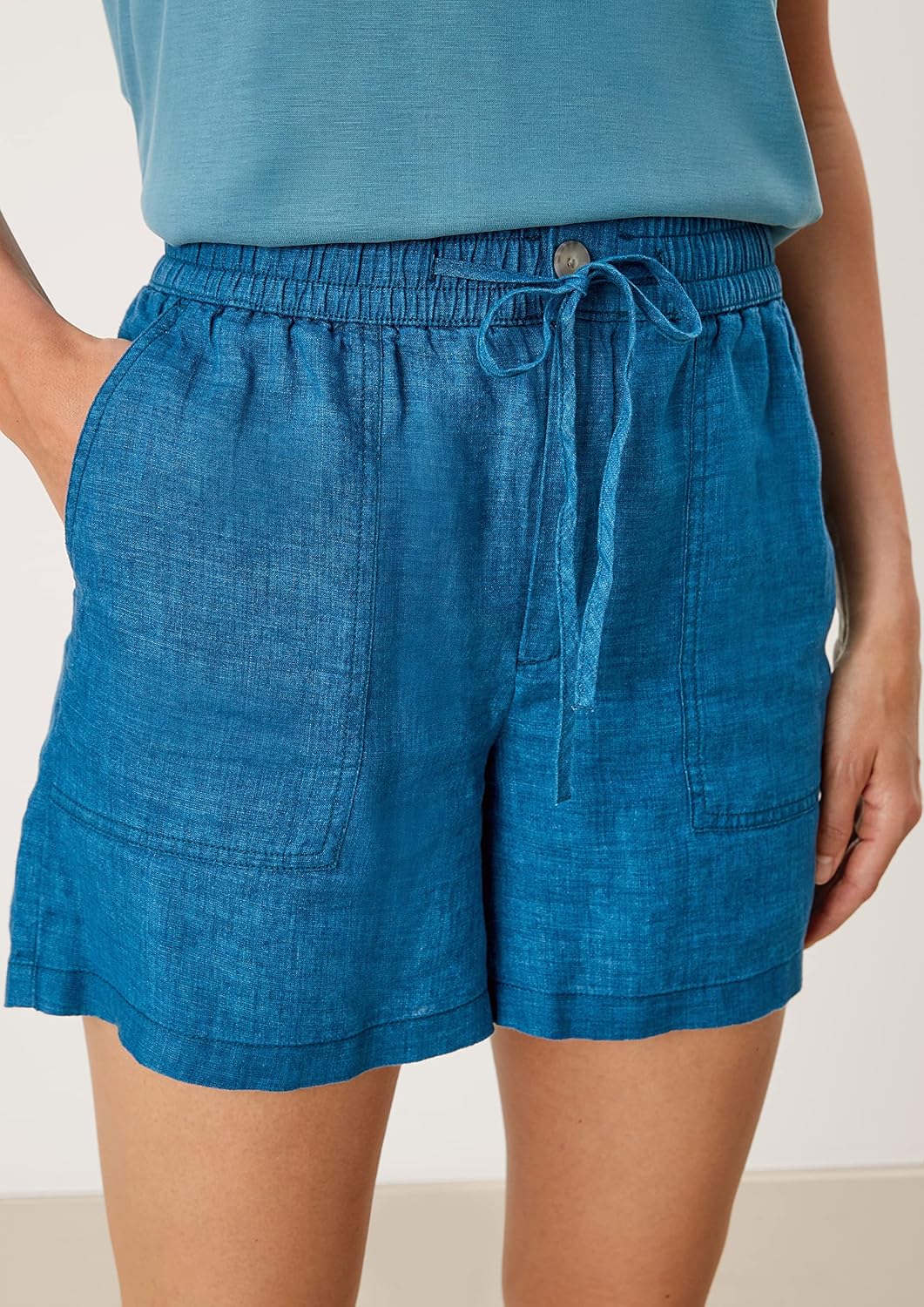 s.Oliver Damen Shorts 34 Petrol 68w9, 34 Petrol 68w9