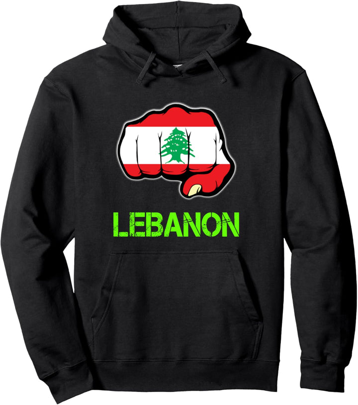 Libanon, Libanon-Flagge, Flagge des Libanons. Pullover Hoodie