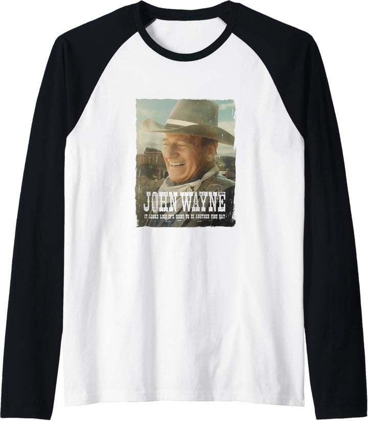 John Wayne Schöner Tag Raglan