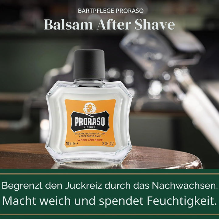 Proraso Wood and Spice After Shave Balsam, 100 ml Single, Single