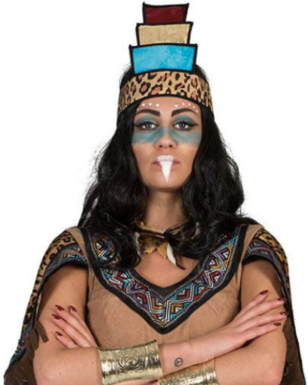 Kostüm Azteke Herr Inyan Grösse 48/50 Herrenkostüm Mexiko Ethno Nationen Südamerika Inka Völker Pier