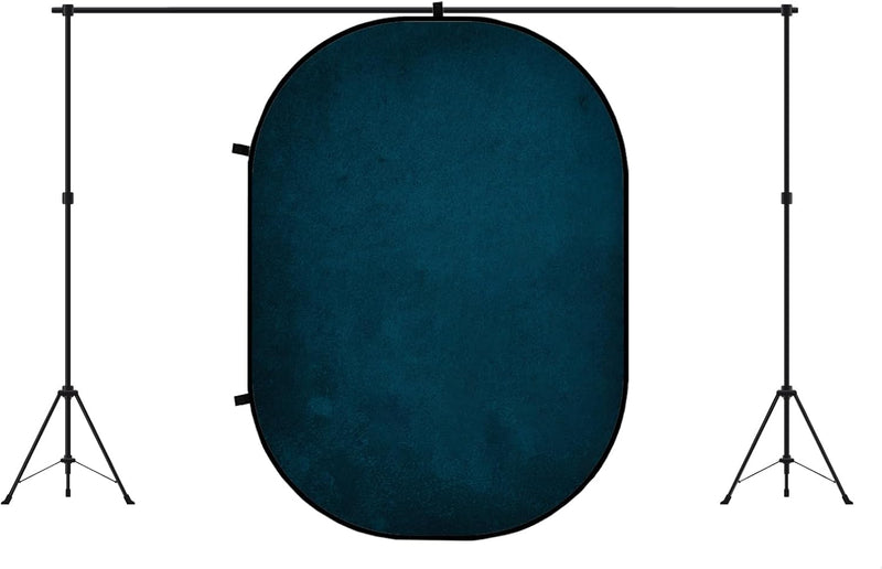 Kate 1.5x2m Dunkelgrün/Blau Falthintergrund Fotografie Faltbarer Studio Hintergrund Faltender Hinter