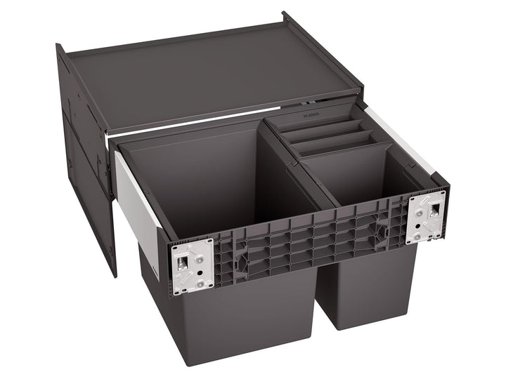 BLANCO SELECT II XL 60/3 | Kunststoff, Aluminium | 60er Unterschrank | Auszugssystem zur Frontanbind