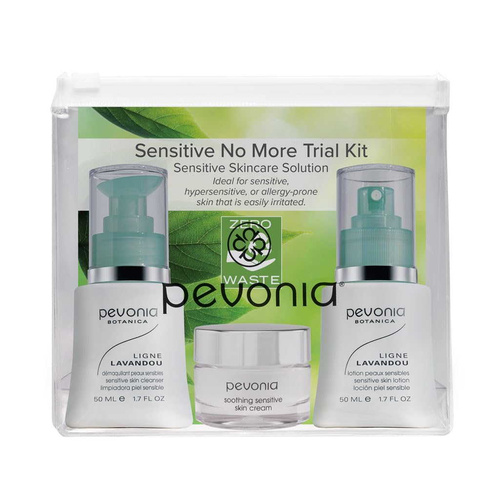 Pevonia Botanica Sensitive Skincare Solution Sensitive No More: Cleanser 50ml+Lotion 50ml+Cream 20ml