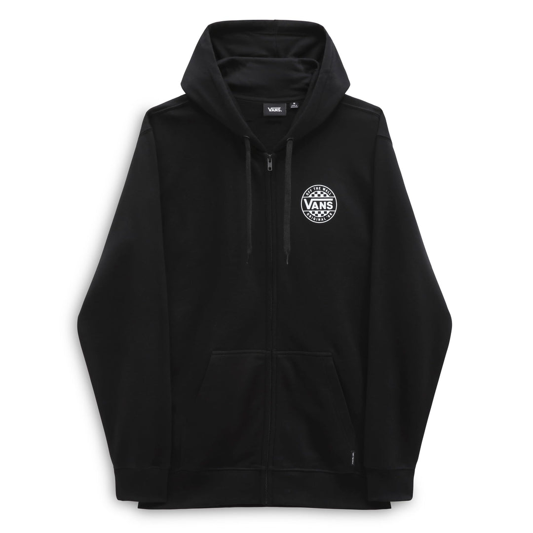 Vans Herren Original Zip Hooded Sweatshirt S Schwarz, S Schwarz