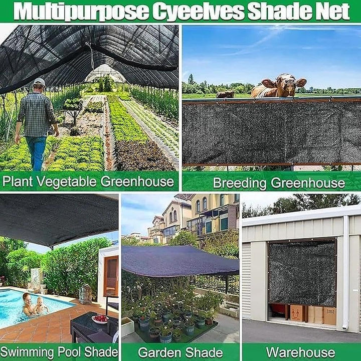 Schattierungsnetz 4x4M,Sonnenschutznetz mit ösen,Sichtschutzgewebe 90% Schattierwirkung,Sonnenschutz