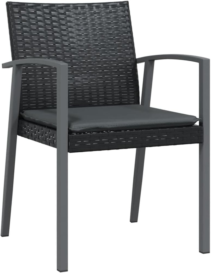 Festnight Poly Rattan Sitzgruppe Gartenmöbel Set mit Kissen Garten Essgruppe 6 Personen Gartenmöbel