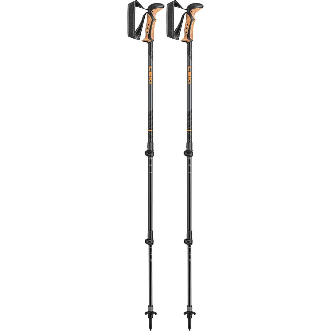 LEKI Khumbu AS Stöcke dark anthracite-orange-black 110 - 145 cm, dark anthracite-orange-black 110 -