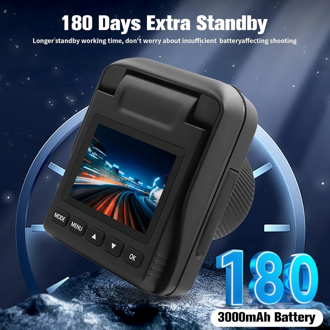 4K Zeitraffer Kamera, 3200W, IP66 wasserdichte Zeitrafferkamera mit 6 Monate Akkulaufzeit, 64GB TF-K