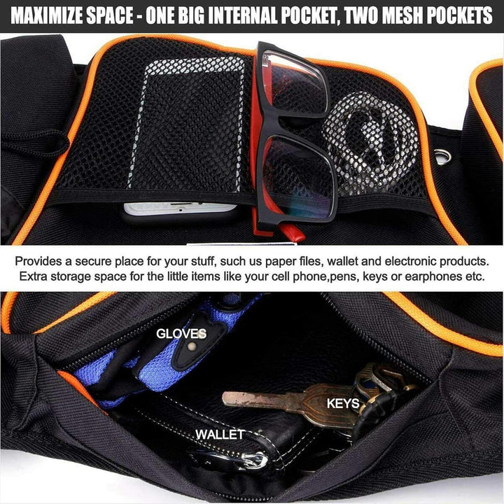 Yctze 2 Stück Seitentürbeutel UTV Vordertür Seitentasche Passend für Polaris RZR XP4 1000 2014-2020