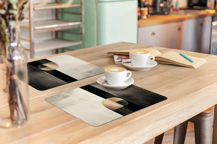 KitchenYeah© Platzsets Abwaschbar 6-Teilig 45x30 cm Tischsets Platzdeckchen Platzset Unterlage Tisch