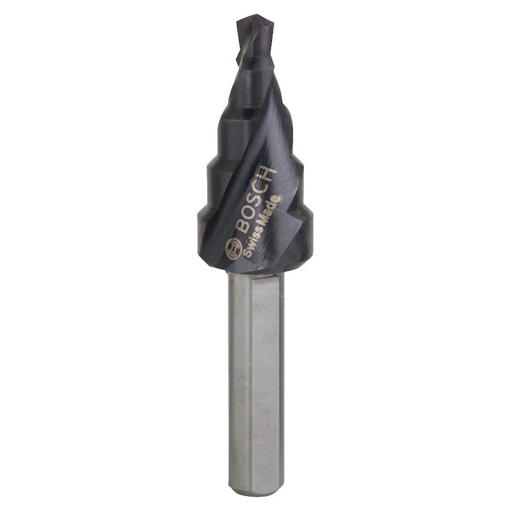 Bosch Professional Stufenbohrer HSS-AlTiN mit 3-Flächen-Schaft (Ø 4-12 mm, 5 Stufen) Ø 4-12 mm 5 Stu